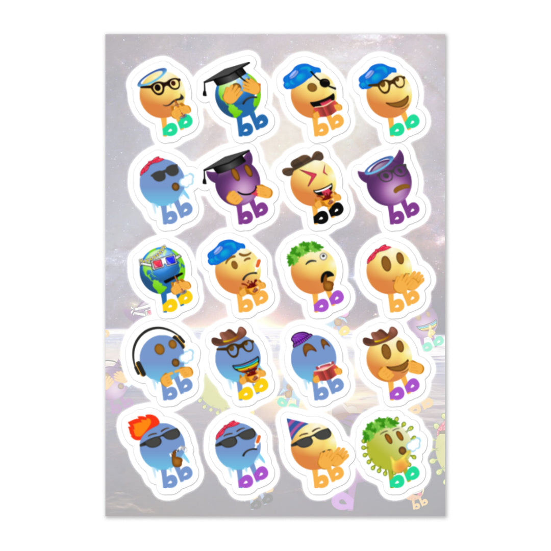 Megabb Buddy Stickers - Emojibb