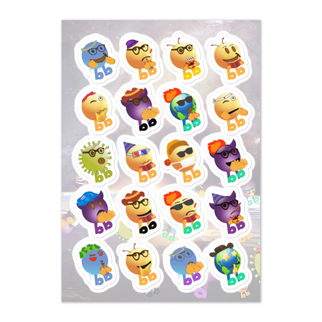 Megabb Buddy Stickers - Emojibb