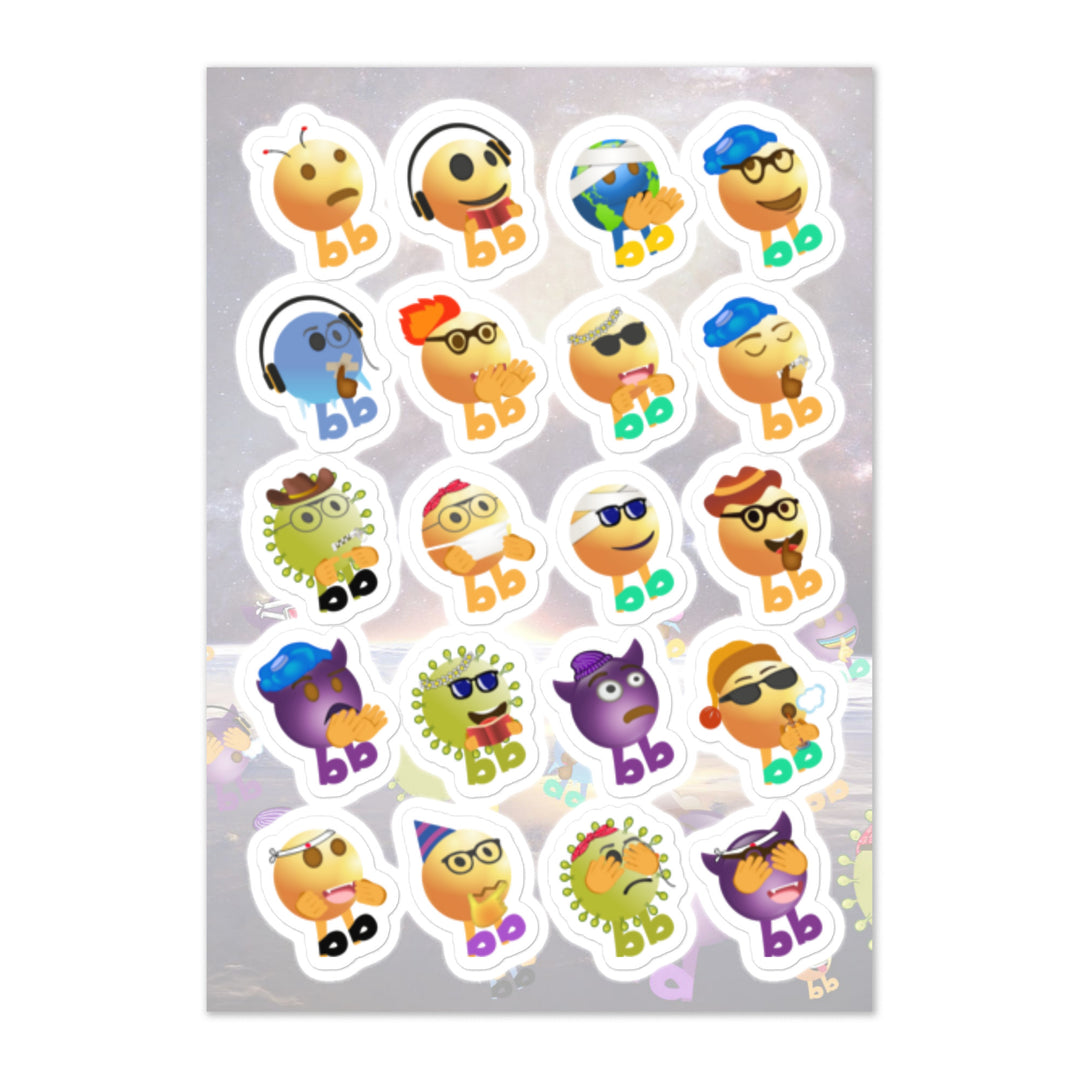 Megabb Buddy Stickers - Emojibb