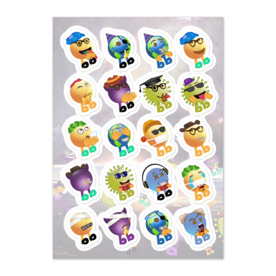 Megabb Buddy Stickers - Emojibb