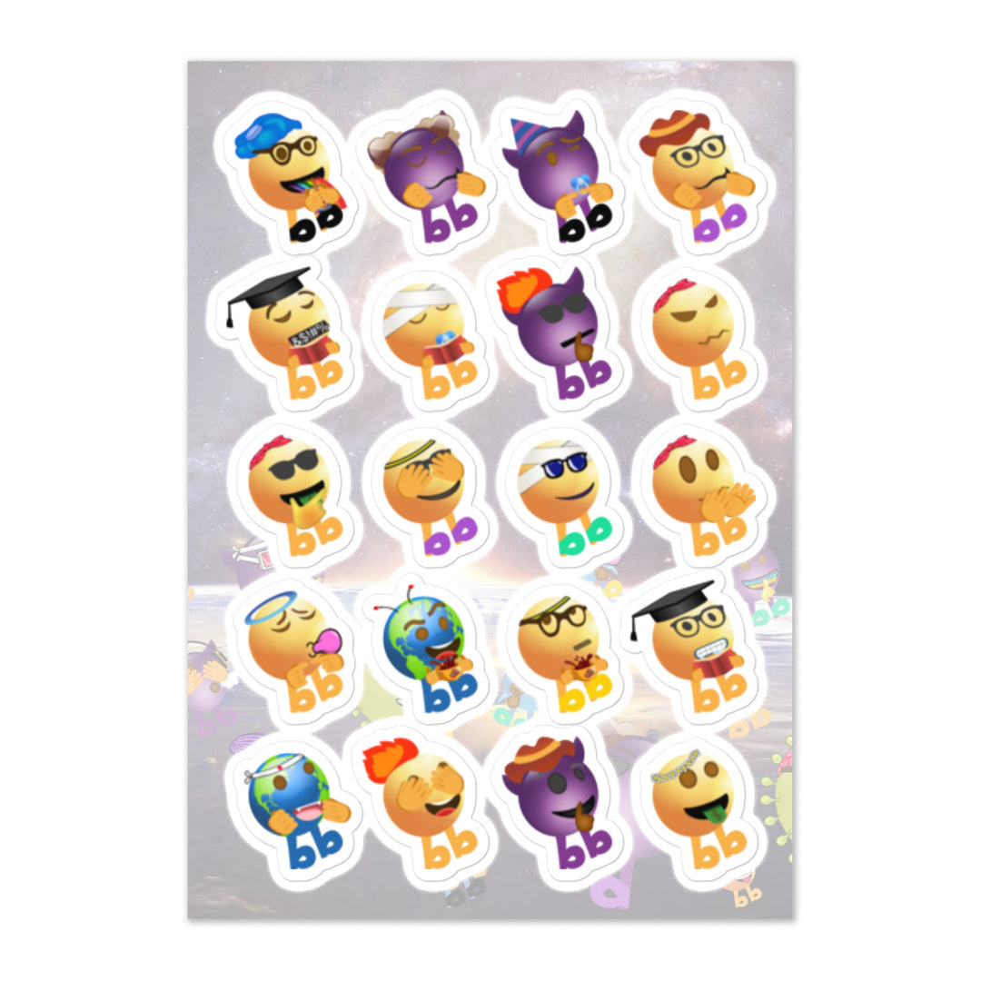 Megabb Buddy Stickers - Emojibb