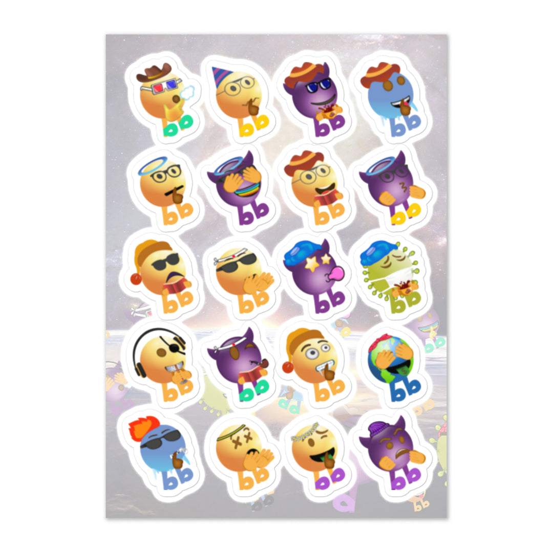 Megabb Buddy Stickers - Emojibb