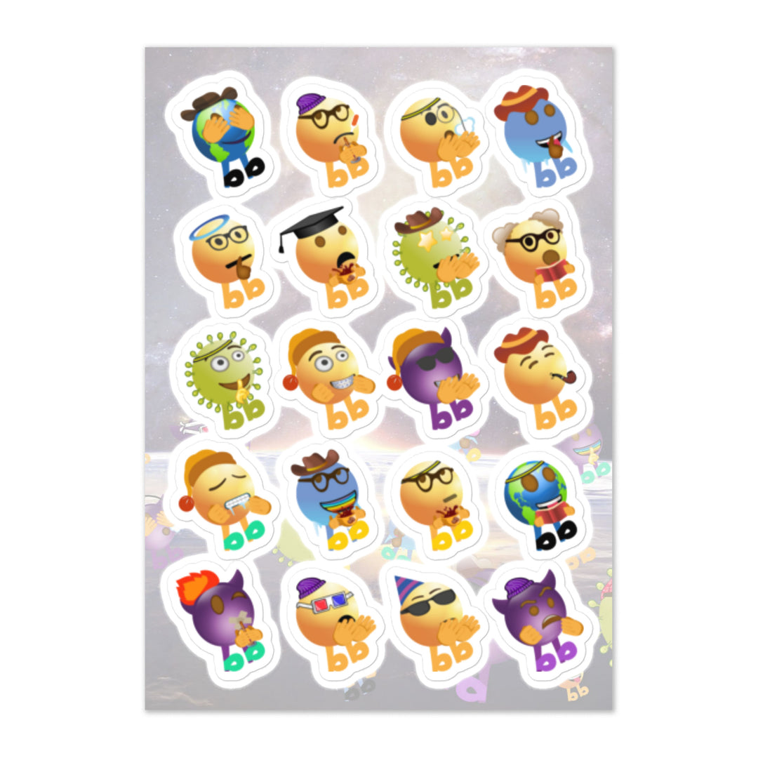 Megabb Buddy Stickers - Emojibb