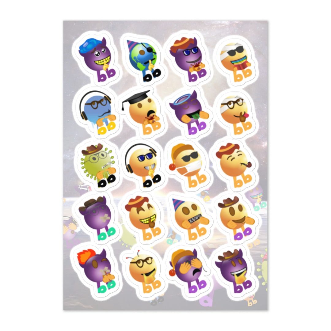 Megabb Buddy Stickers - Emojibb