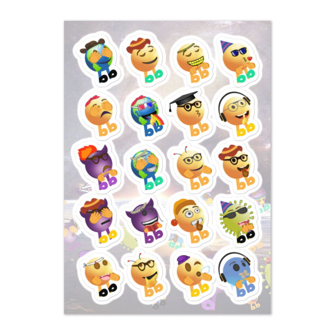 Megabb Buddy Stickers - Emojibb