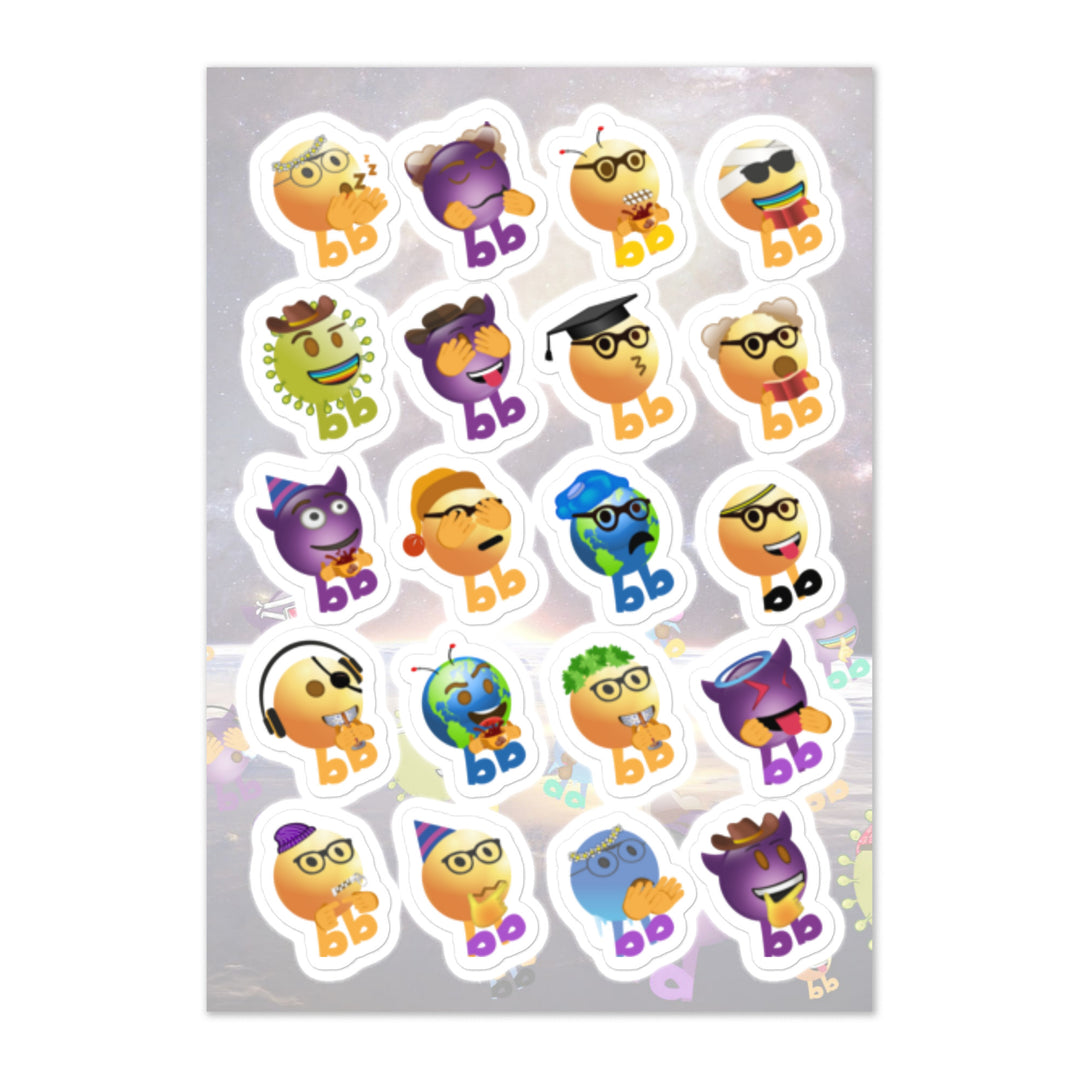 Megabb Buddy Stickers - Emojibb