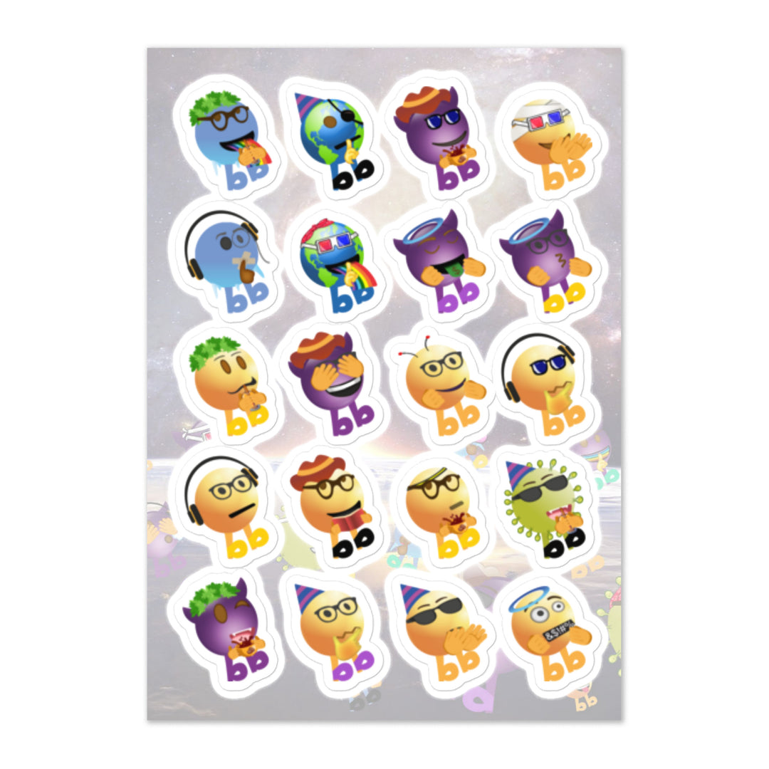 Megabb Buddy Stickers - Emojibb