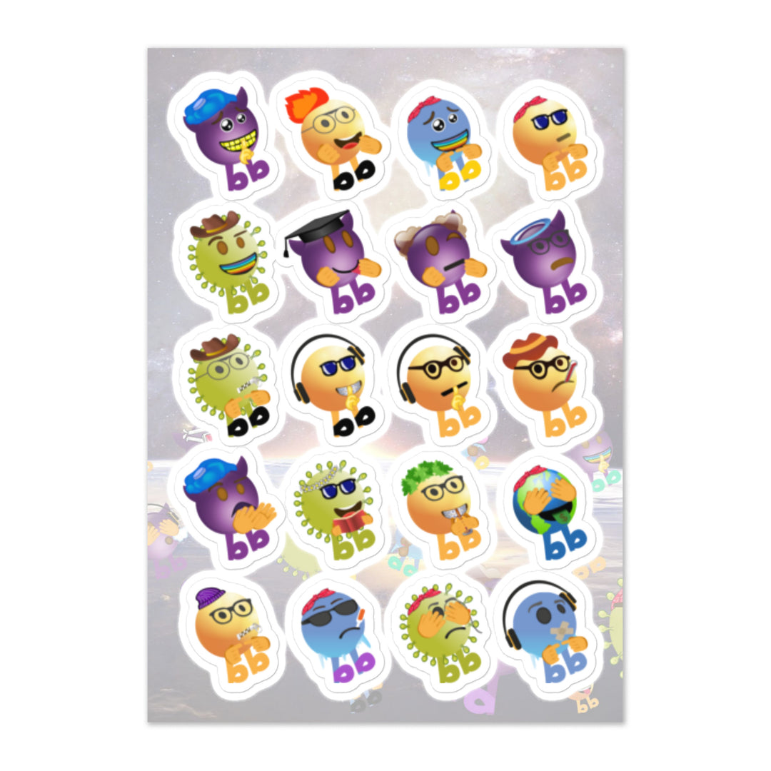 Megabb Buddy Stickers - Emojibb