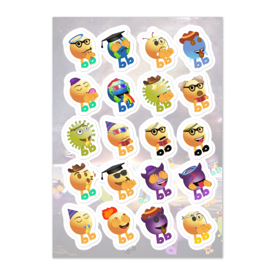 Megabb Buddy Stickers - Emojibb