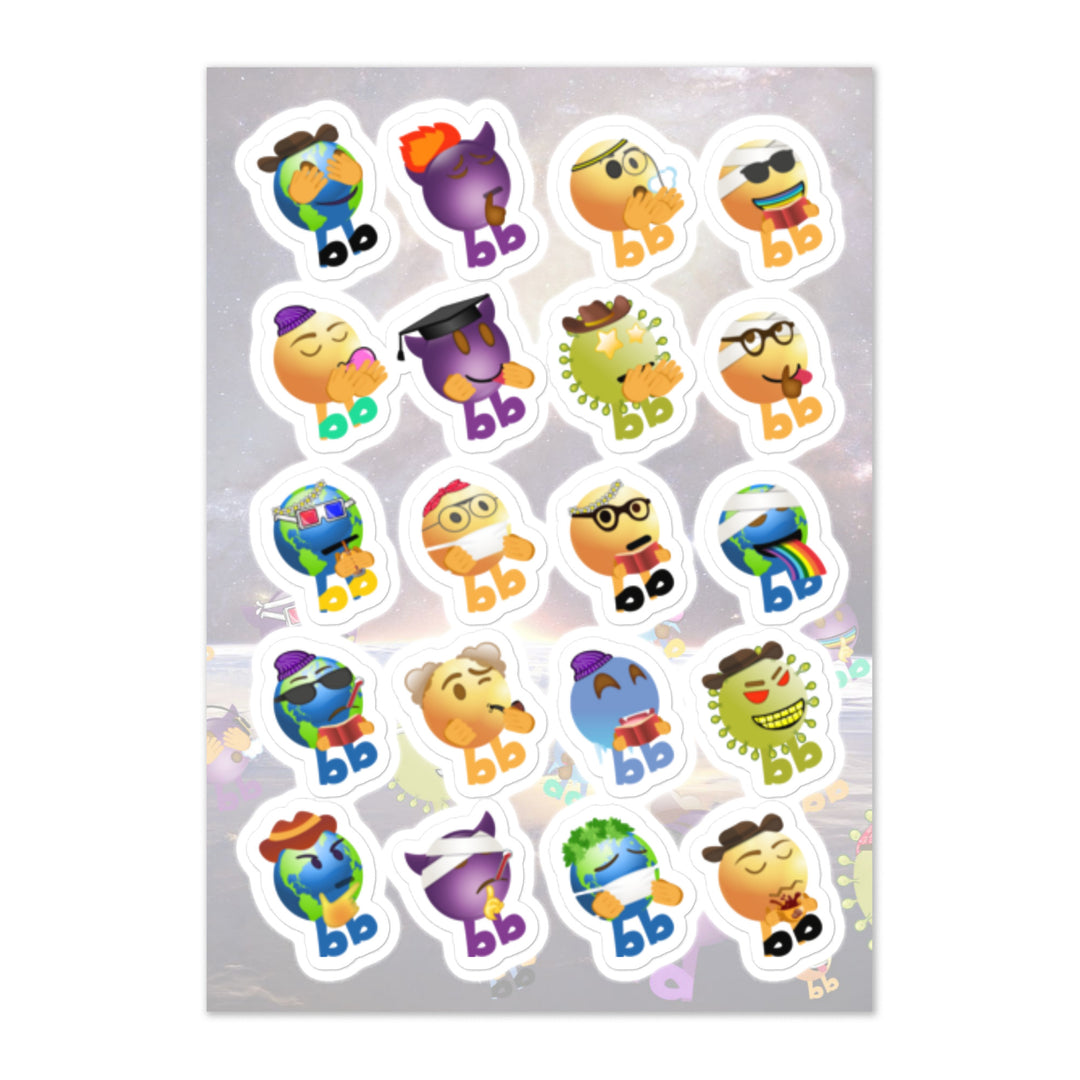 Megabb Buddy Stickers - Emojibb