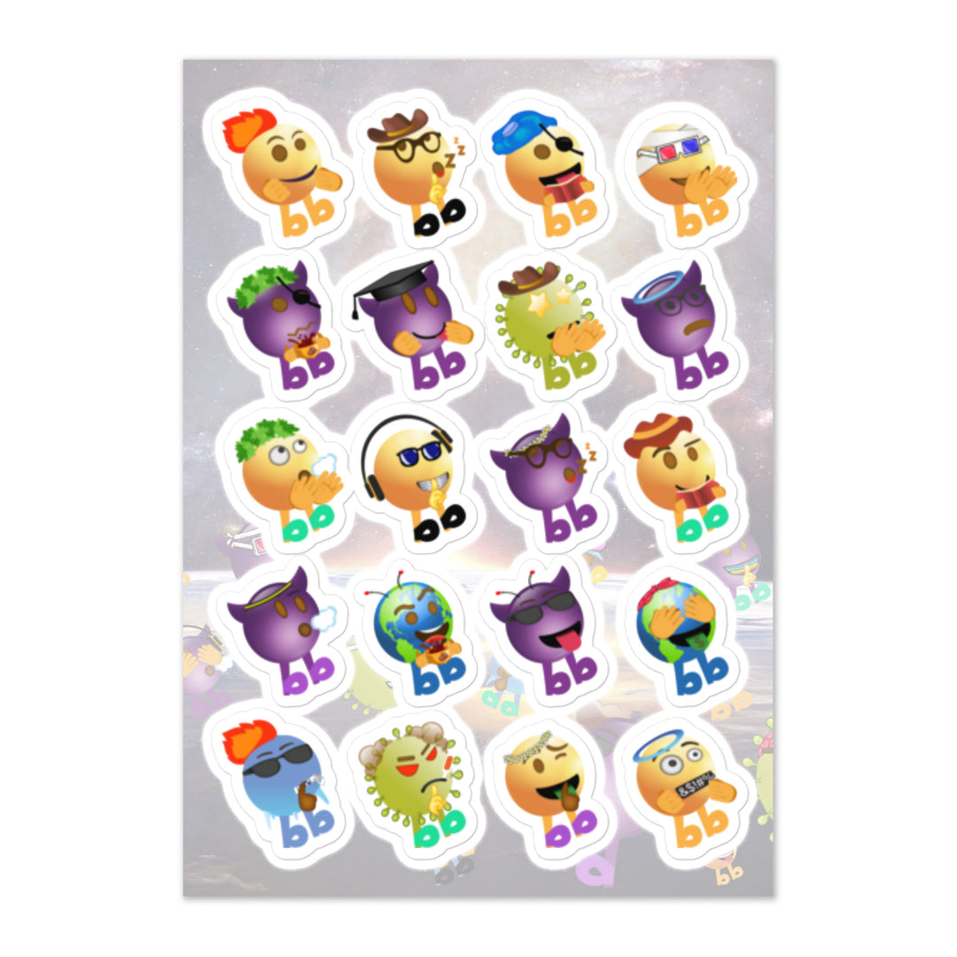 Megabb Buddy Stickers - Emojibb