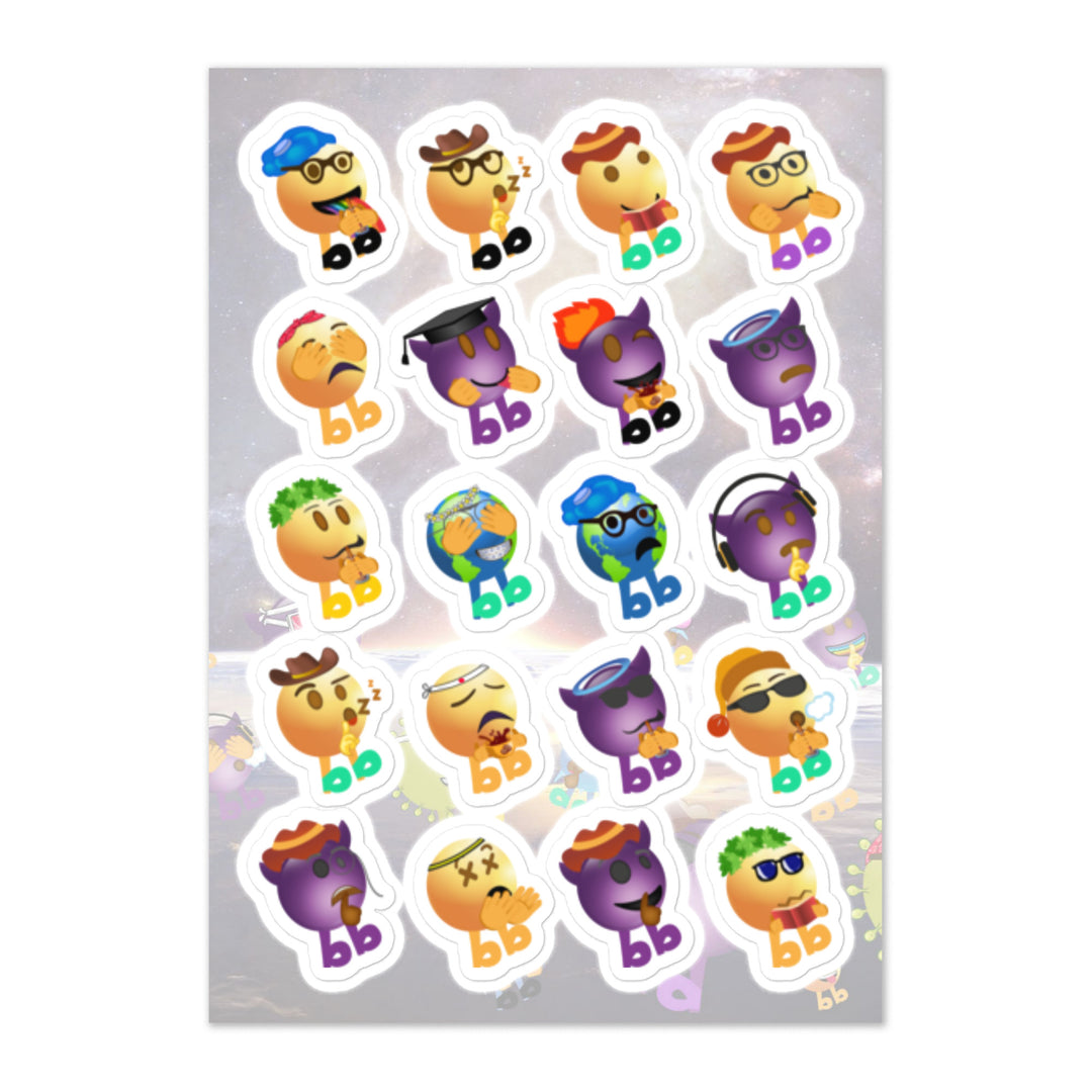 Megabb Buddy Stickers - Emojibb