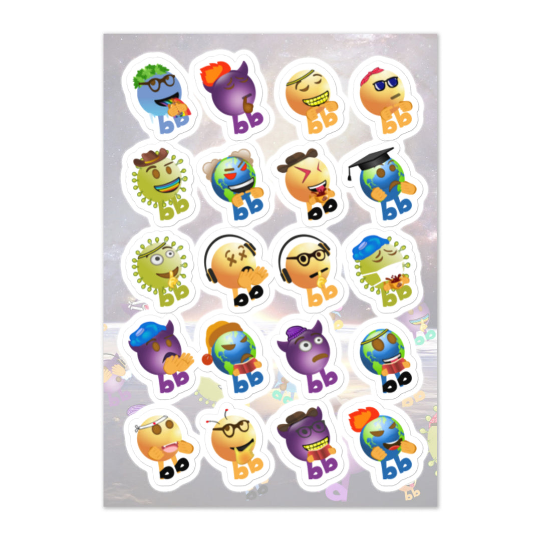 Megabb Buddy Stickers - Emojibb