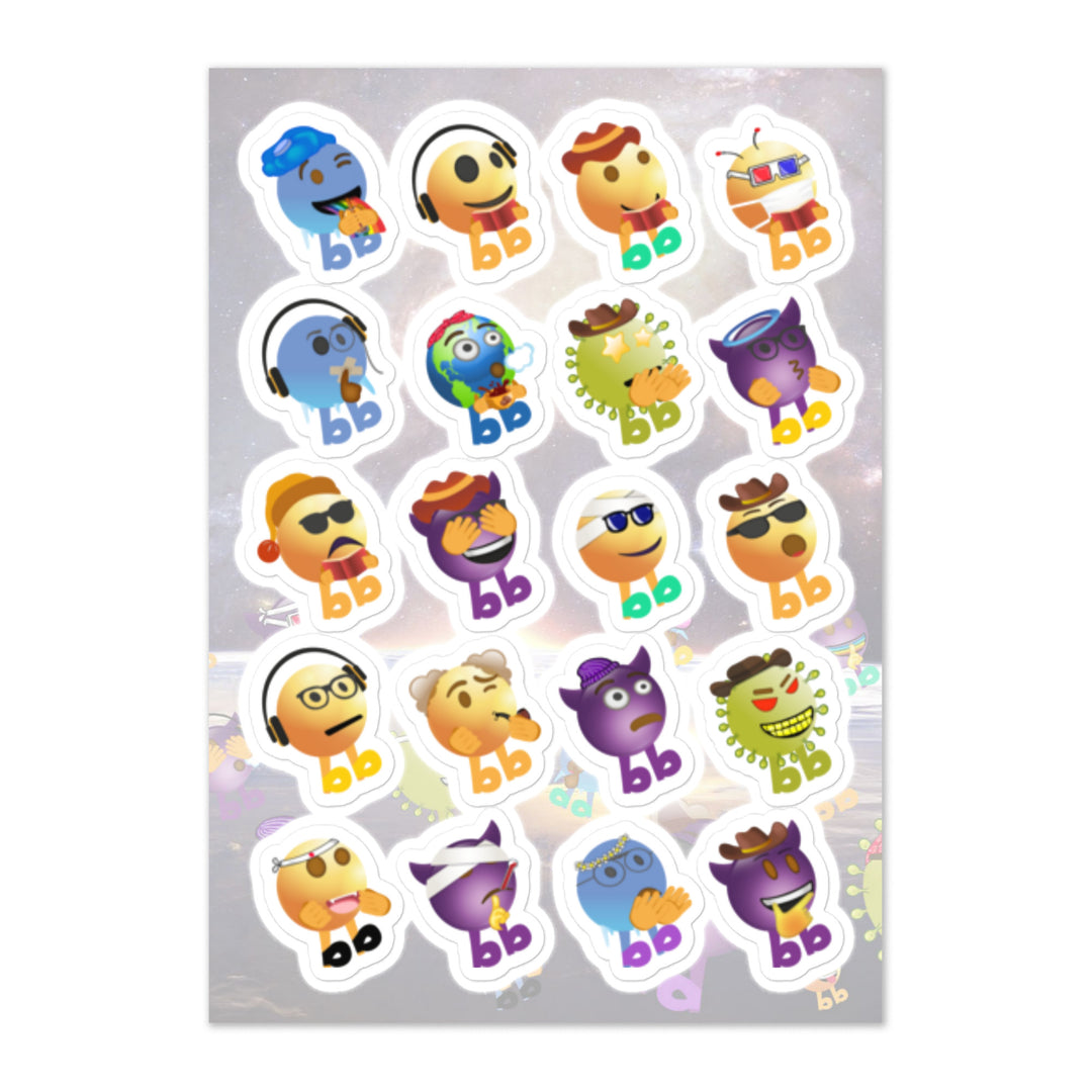 Megabb Buddy Stickers - Emojibb