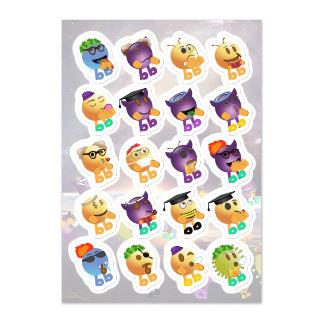 Megabb Buddy Stickers - Emojibb