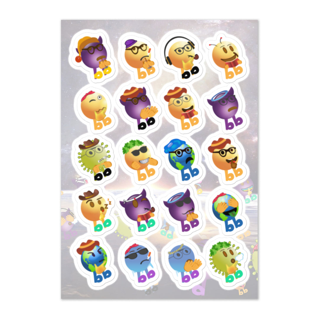 Megabb Buddy Stickers - Emojibb