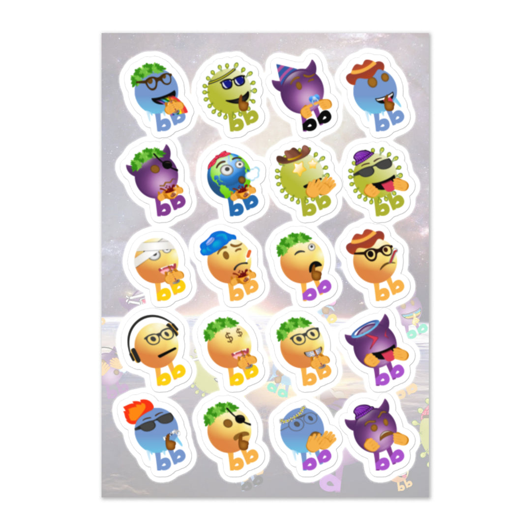 Megabb Buddy Stickers - Emojibb