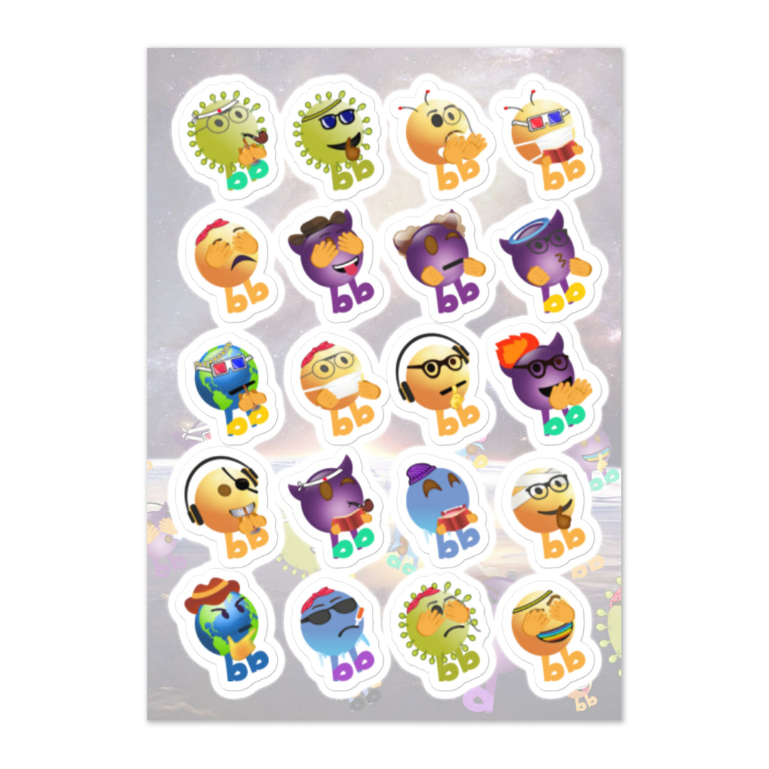 Megabb Buddy Stickers - Emojibb