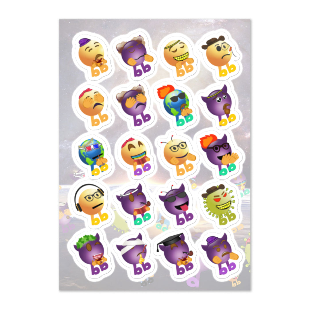 Megabb Buddy Stickers - Emojibb