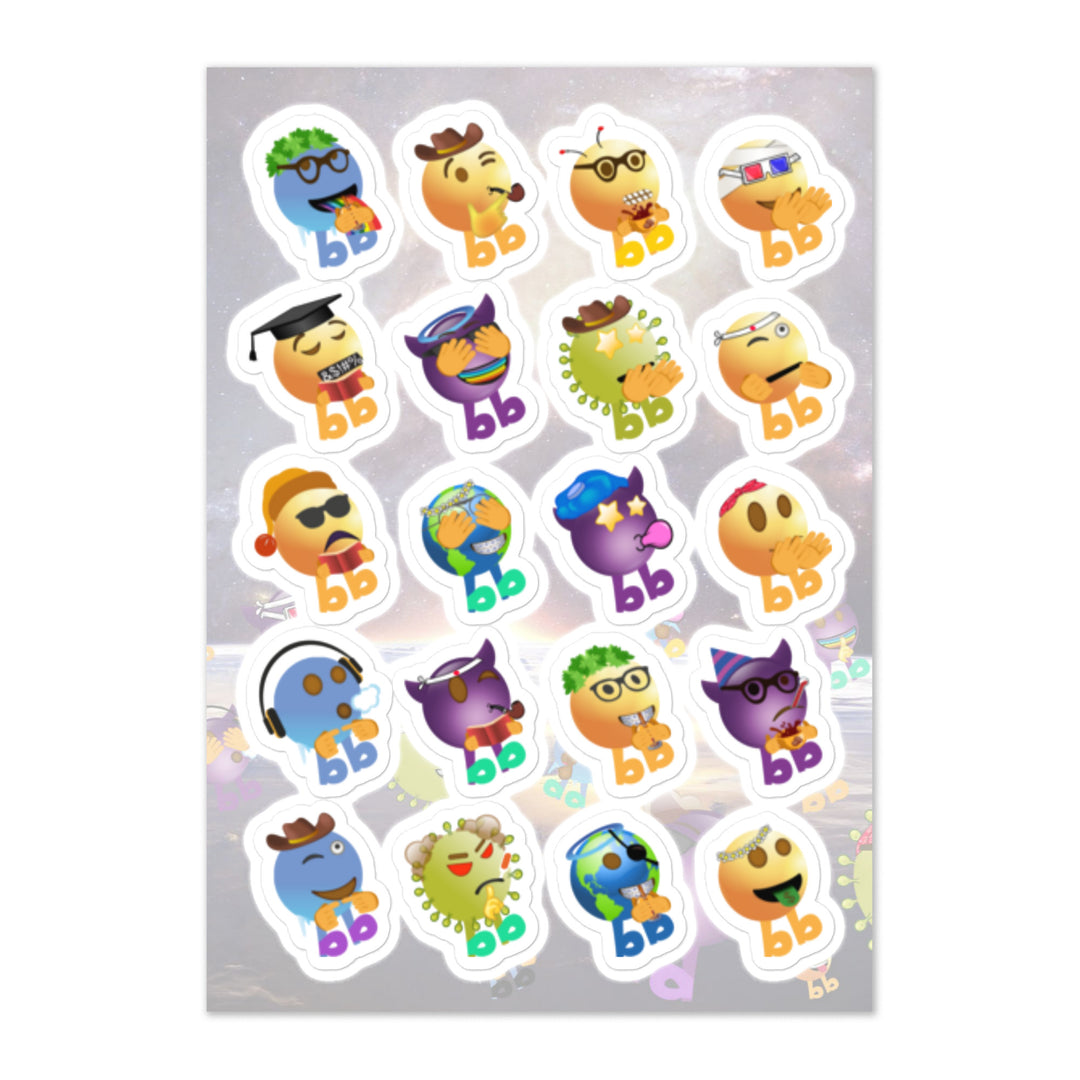 Megabb Buddy Stickers - Emojibb