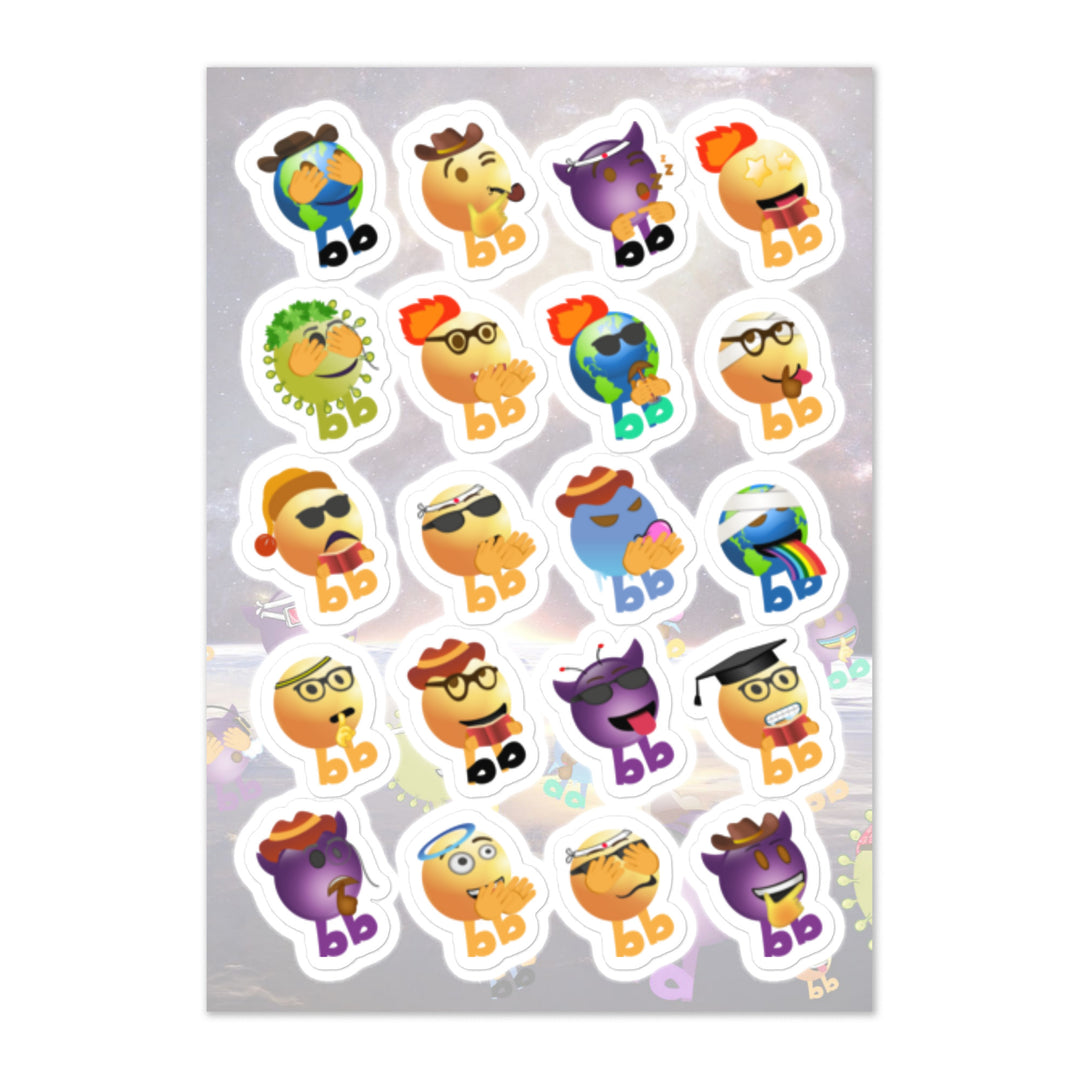 Megabb Buddy Stickers - Emojibb