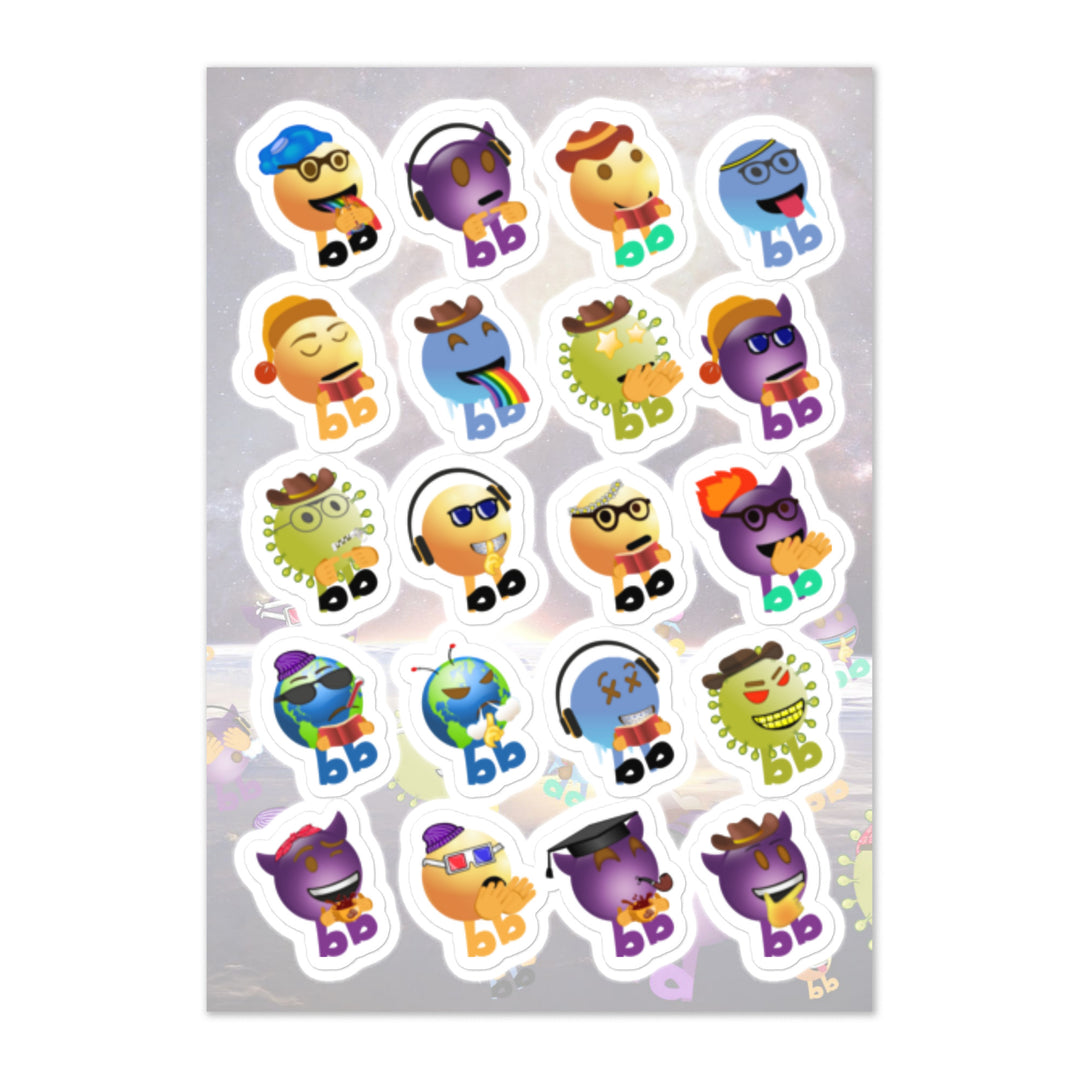 Megabb Buddy Stickers - Emojibb