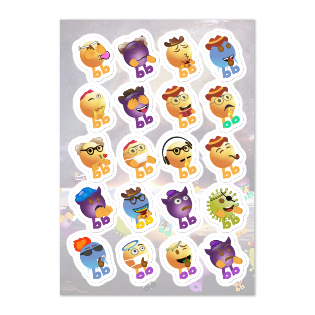 Megabb Buddy Stickers - Emojibb