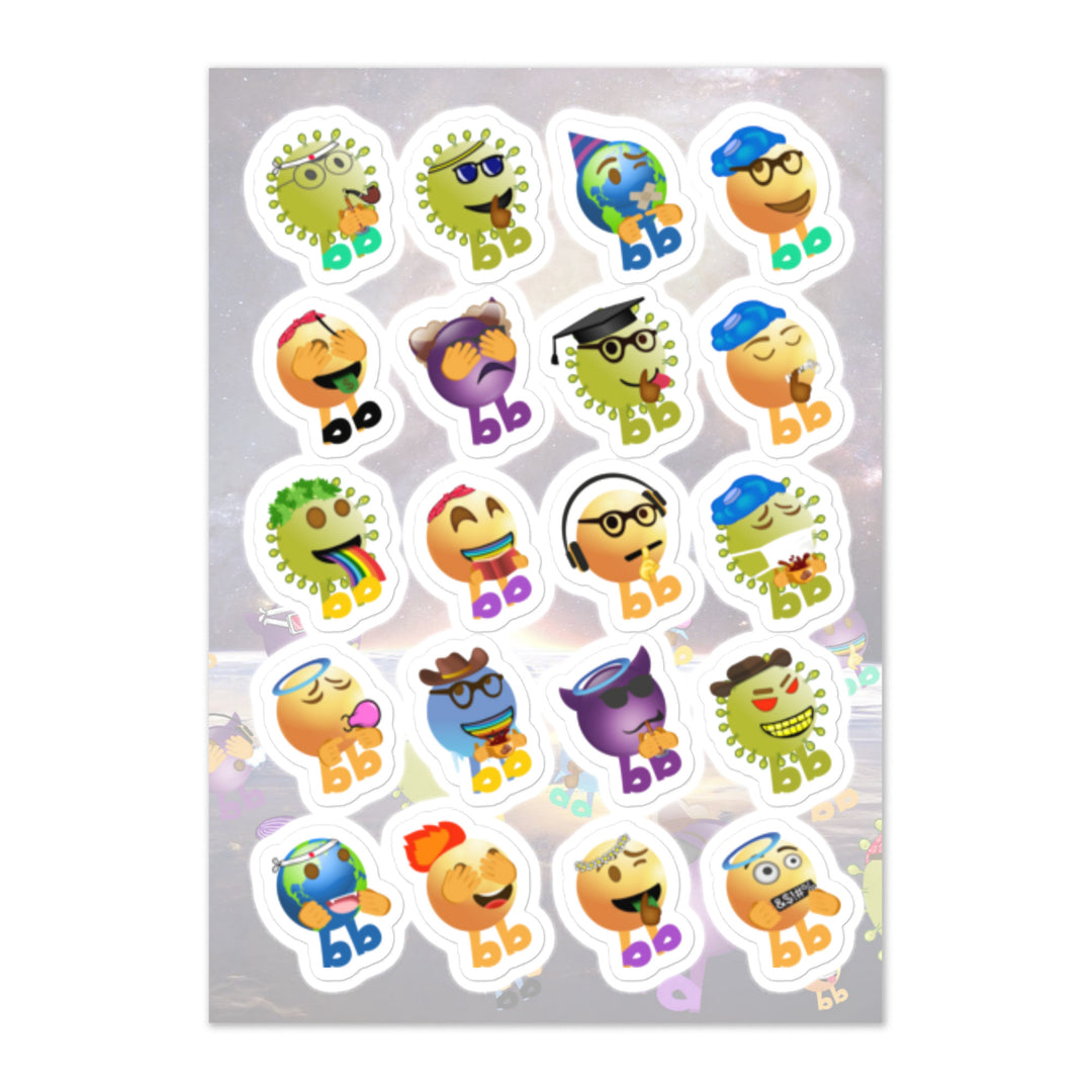 Megabb Buddy Stickers - Emojibb