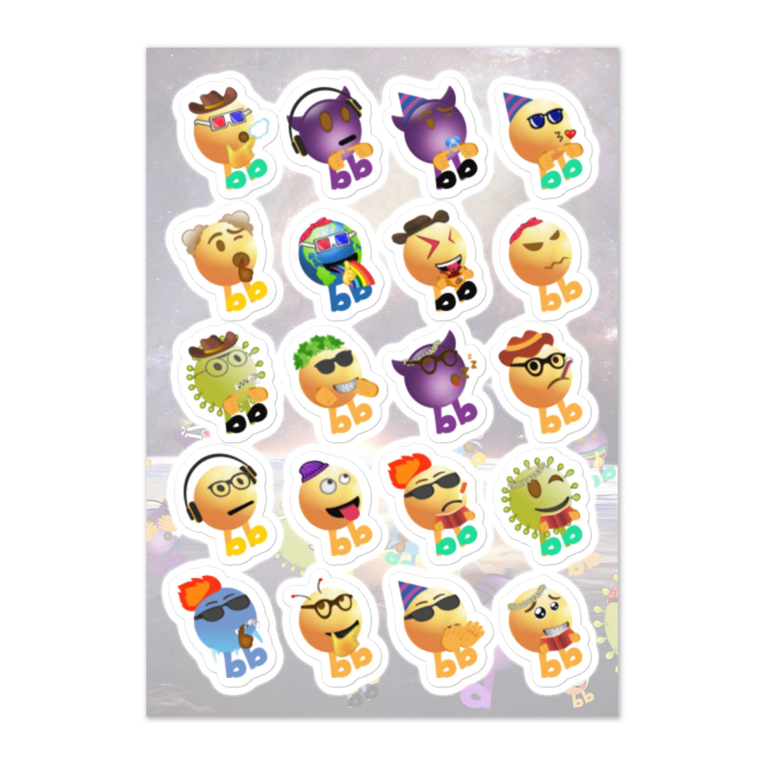 Megabb Buddy Stickers - Emojibb