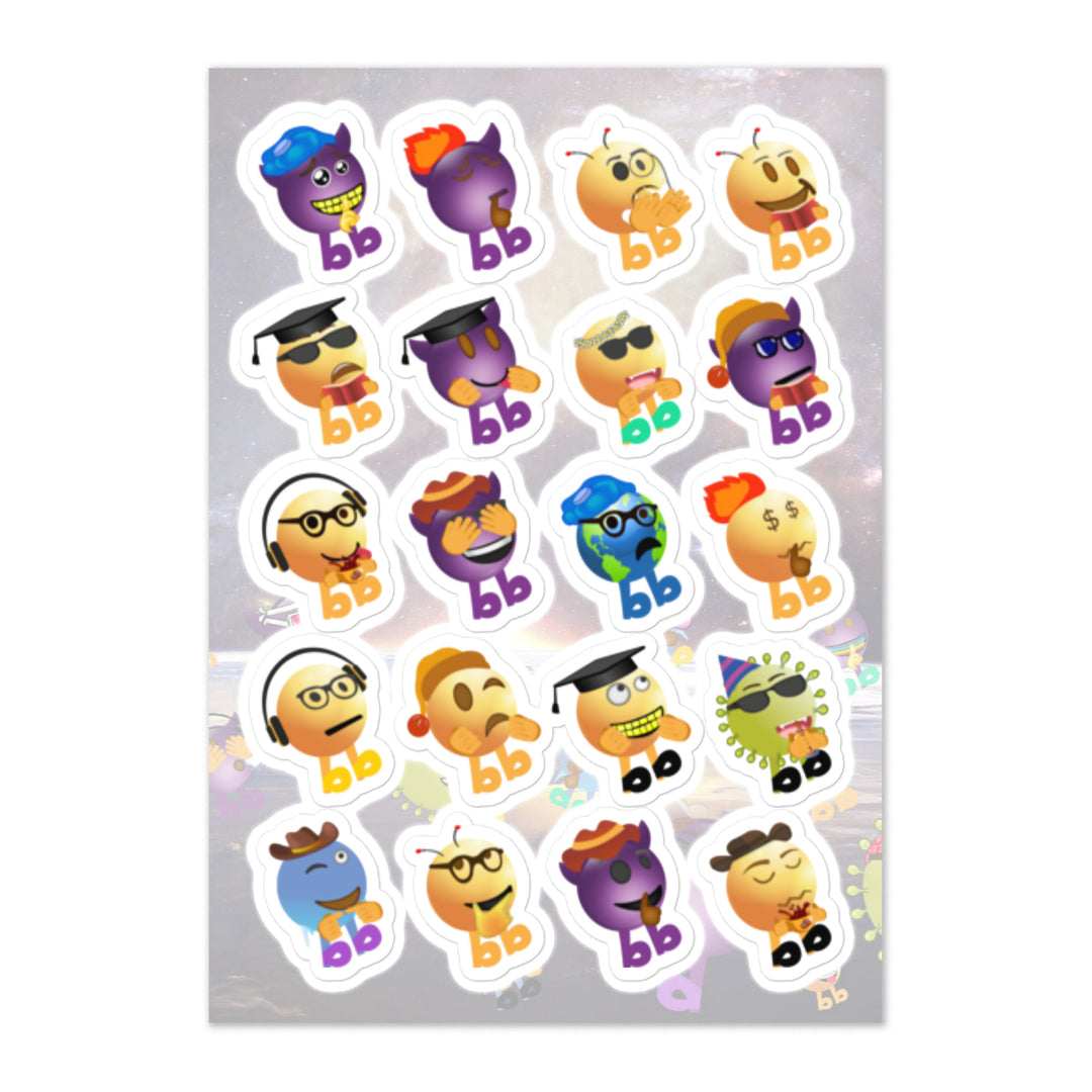 Megabb Buddy Stickers - Emojibb