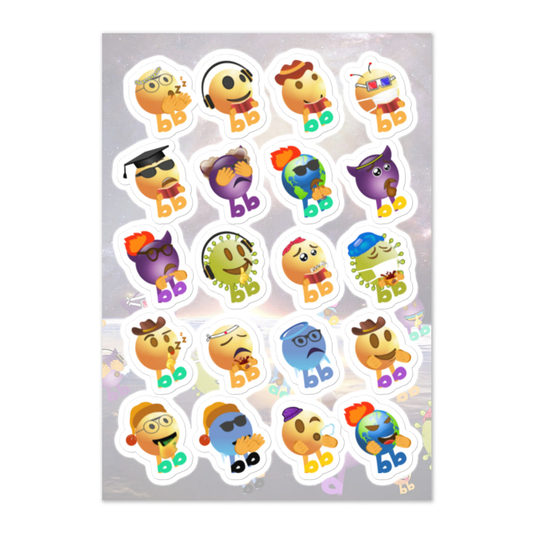 Megabb Buddy Stickers - Emojibb