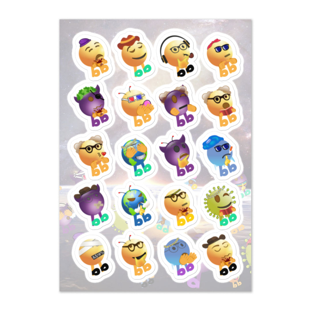 Megabb Buddy Stickers - Emojibb