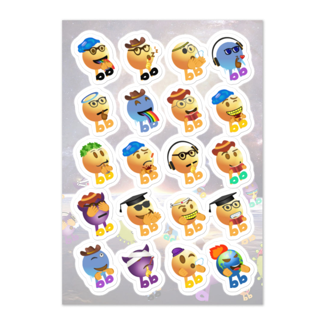 Megabb Buddy Stickers - Emojibb