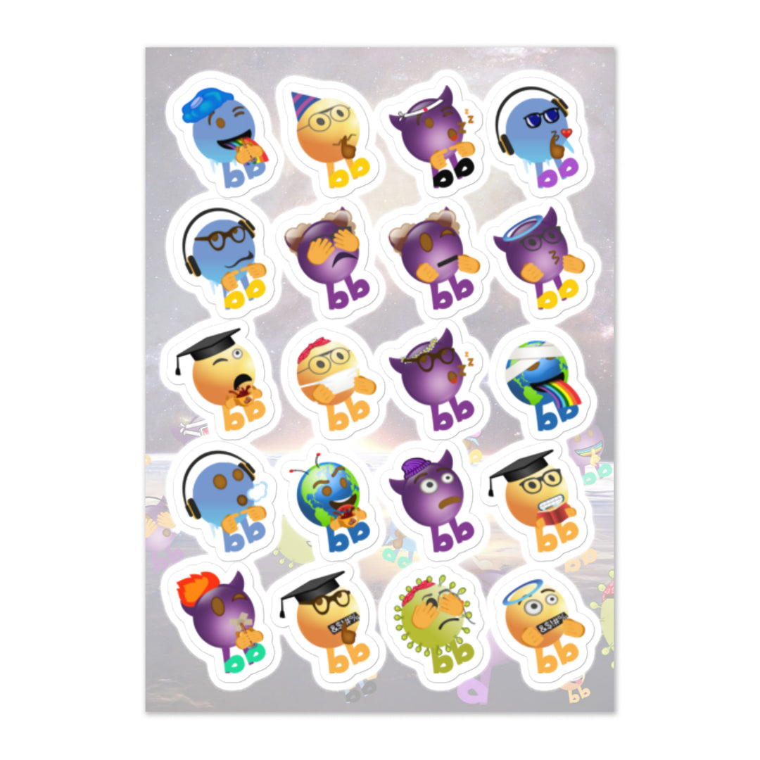 Megabb Buddy Stickers - Emojibb