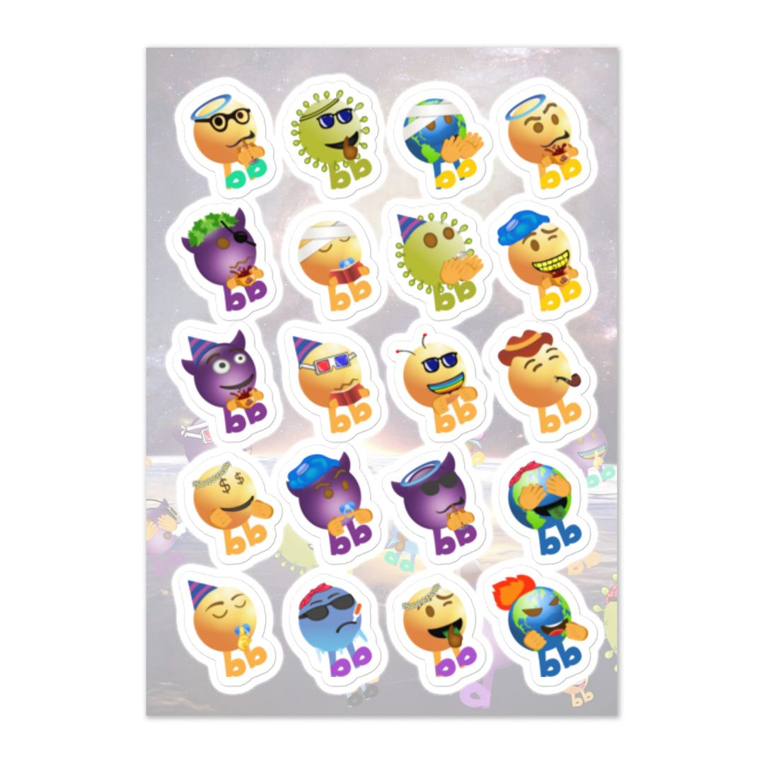 Megabb Buddy Stickers - Emojibb
