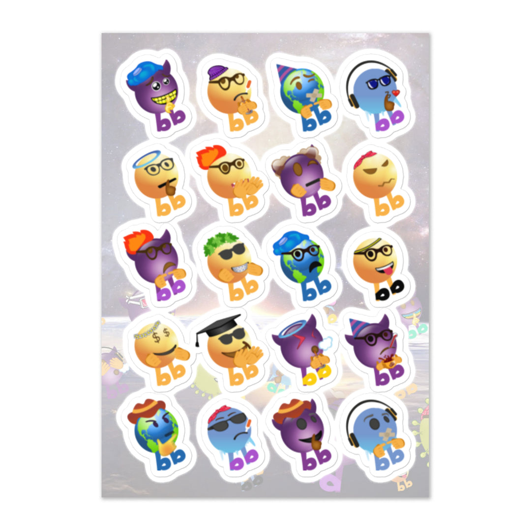 Megabb Buddy Stickers - Emojibb