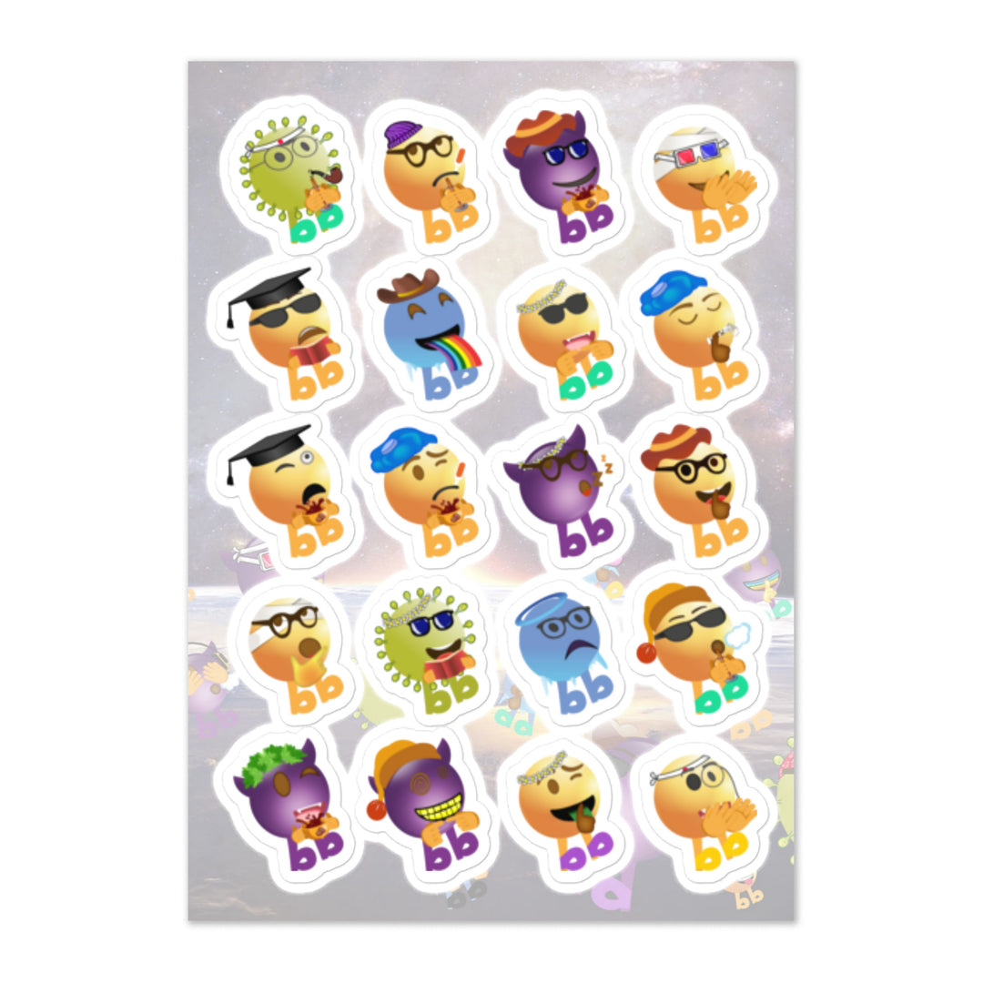 Megabb Buddy Stickers - Emojibb