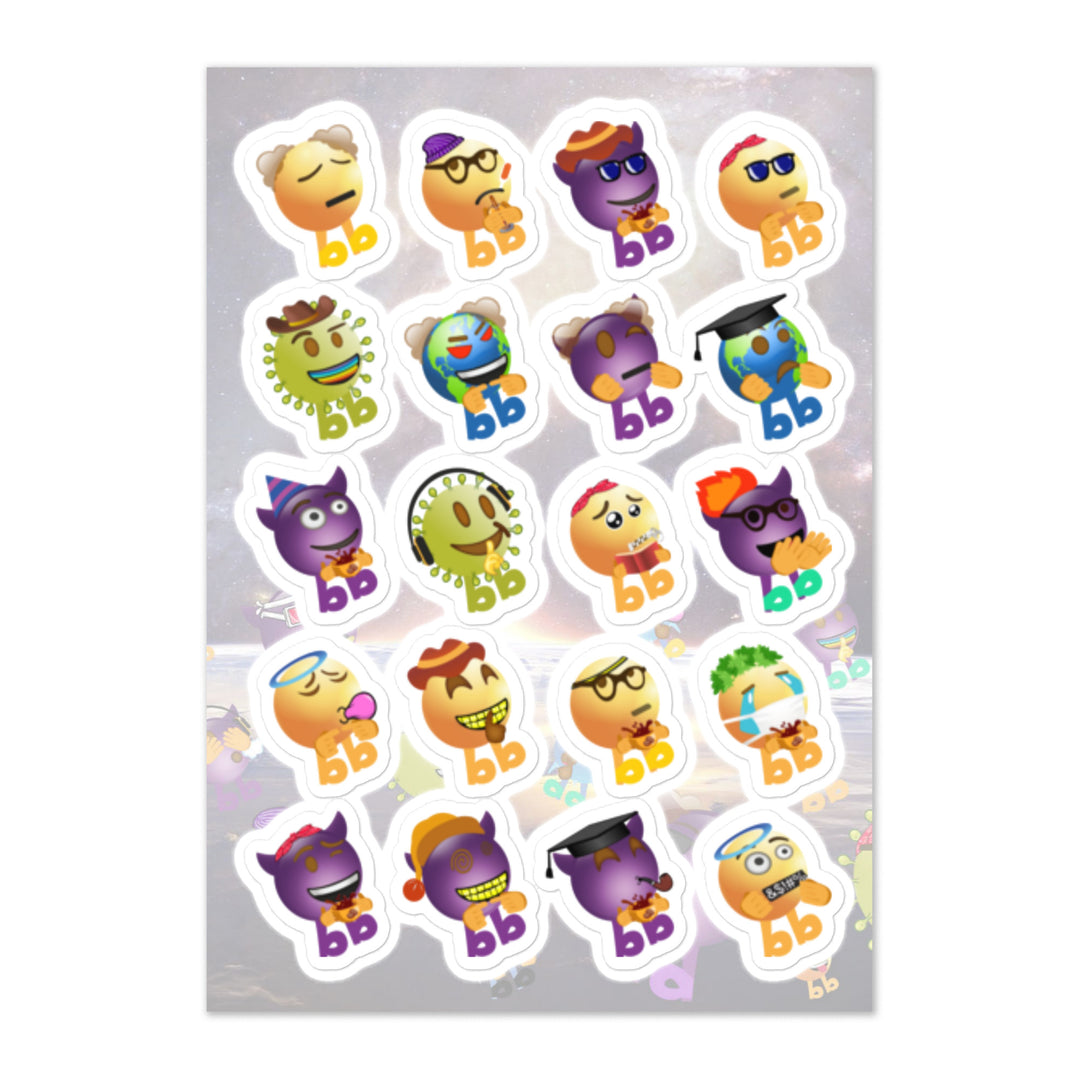 Megabb Buddy Stickers - Emojibb