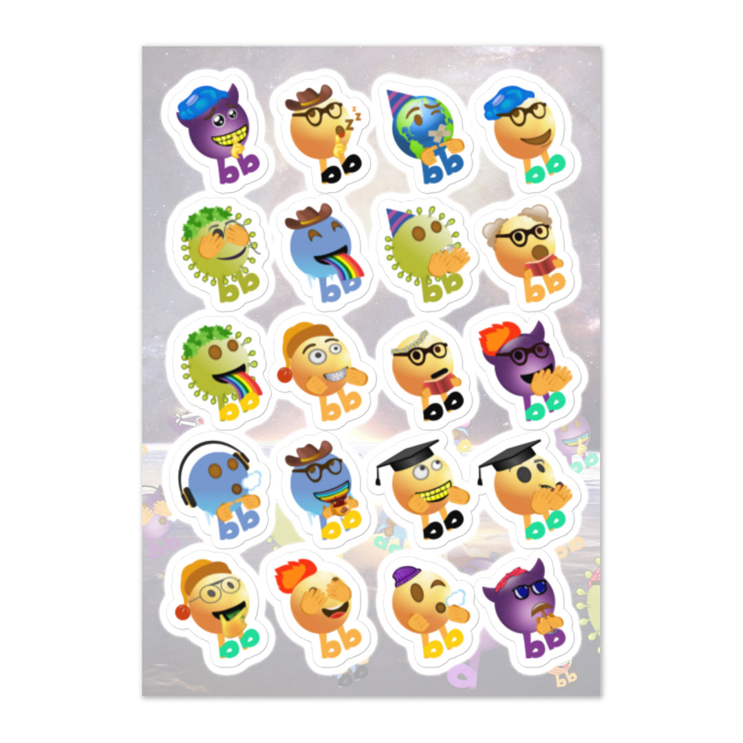 Megabb Buddy Stickers - Emojibb