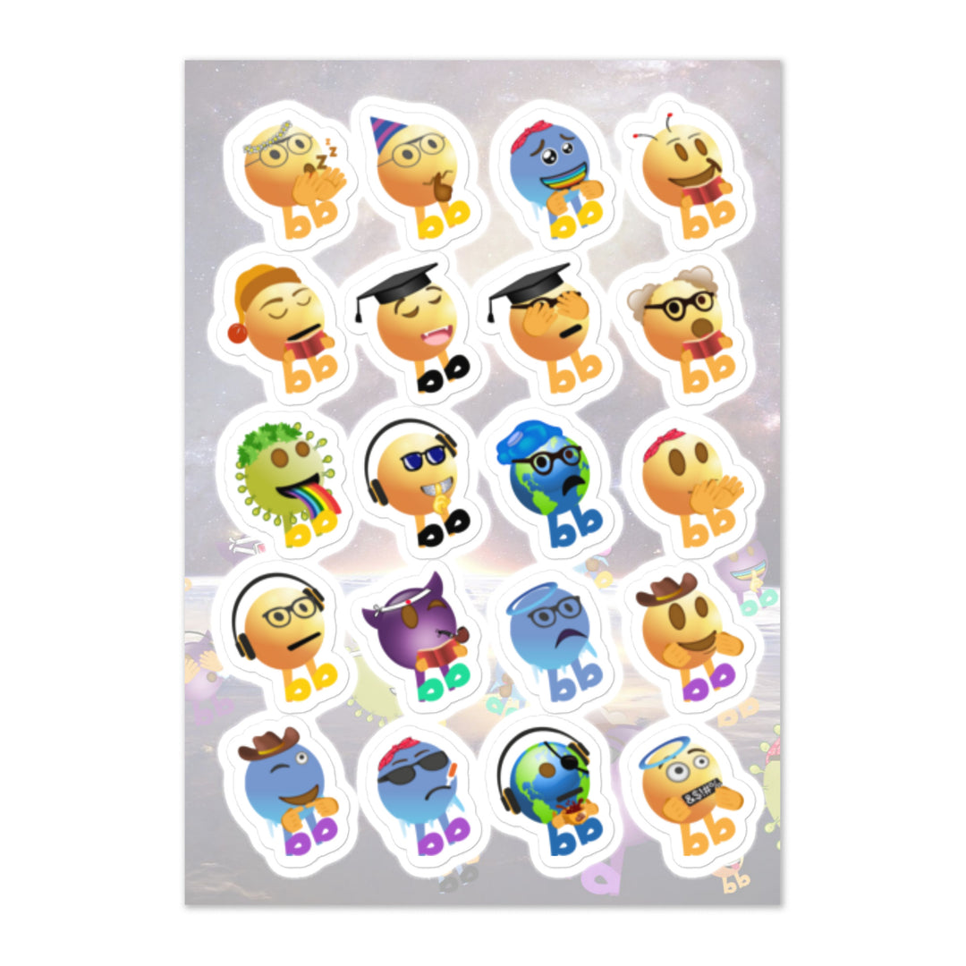 Megabb Buddy Stickers - Emojibb