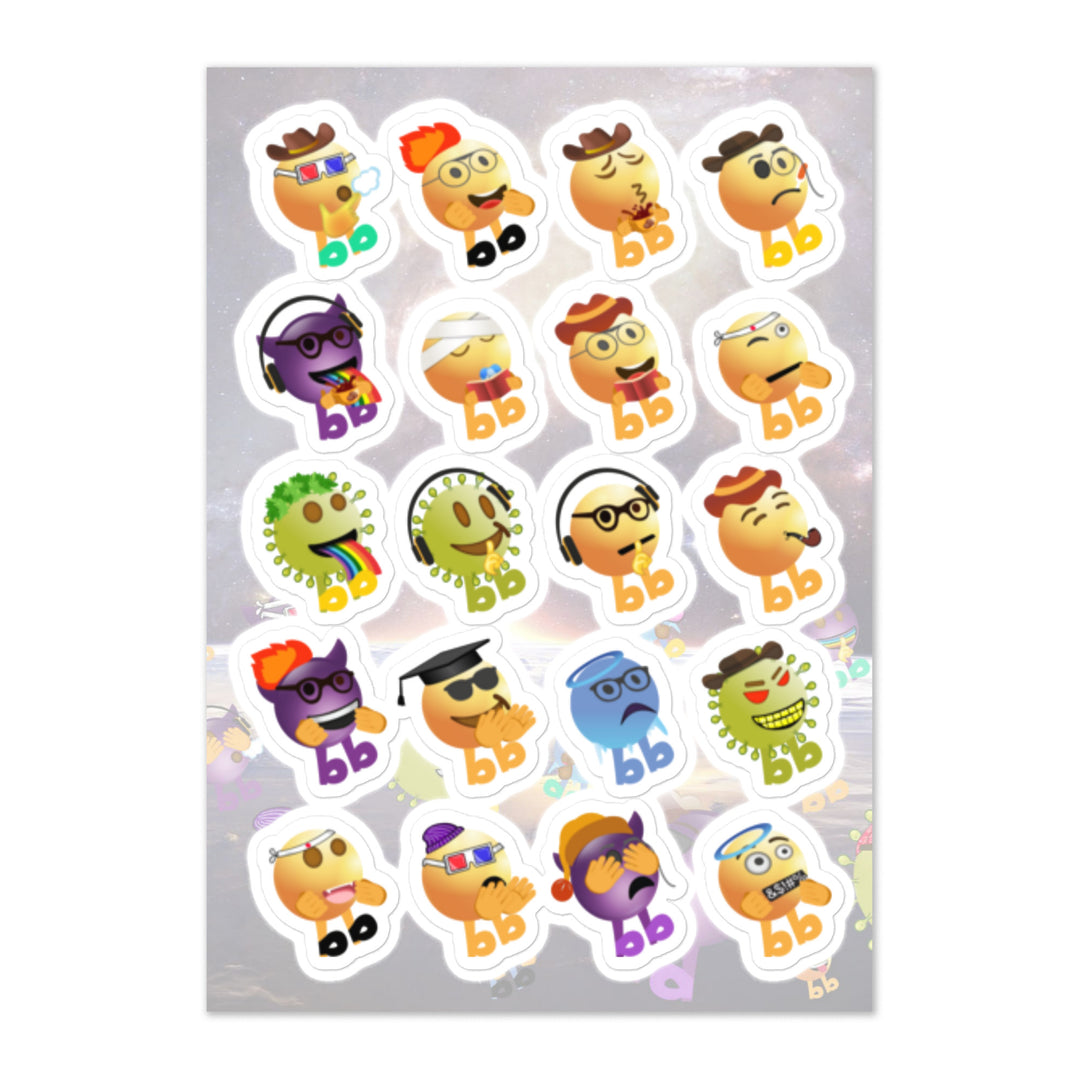 Megabb Buddy Stickers - Emojibb