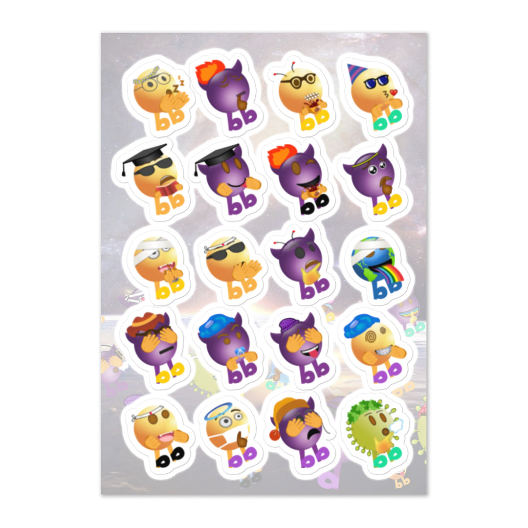 Megabb Buddy Stickers - Emojibb