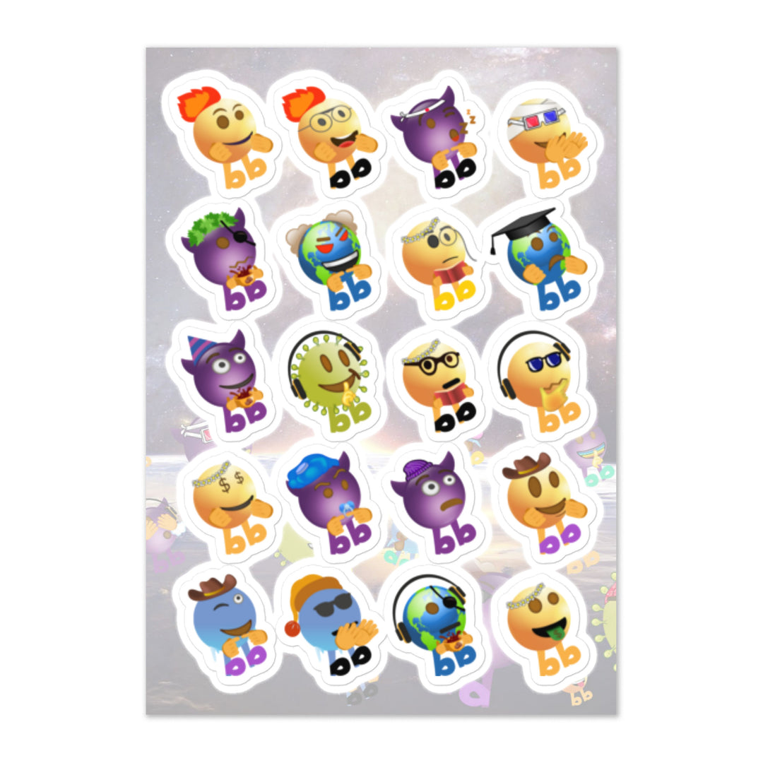 Megabb Buddy Stickers - Emojibb