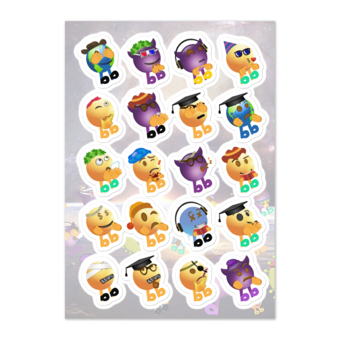 Megabb Buddy Stickers - Emojibb