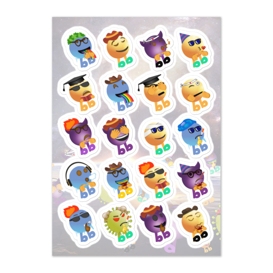 Megabb Buddy Stickers - Emojibb