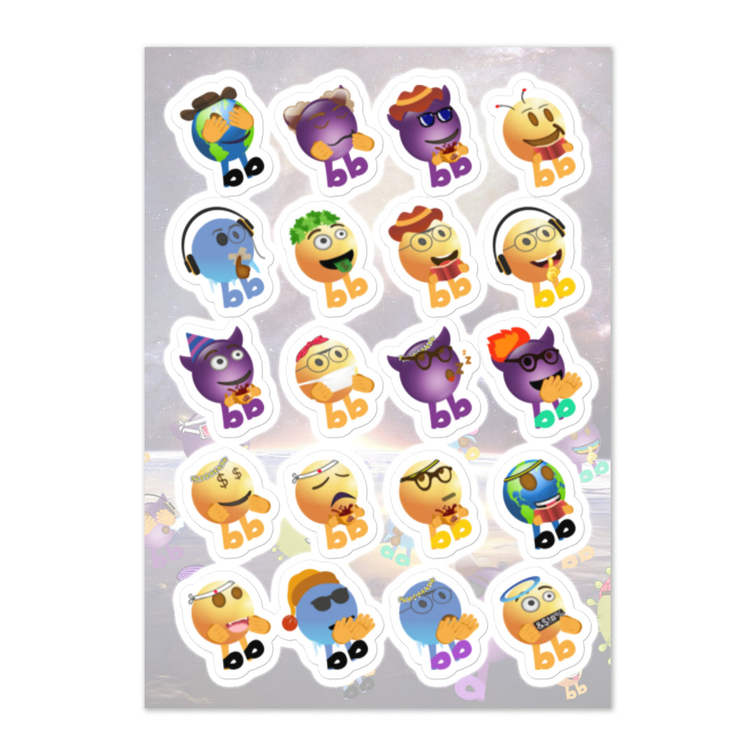 Megabb Buddy Stickers - Emojibb