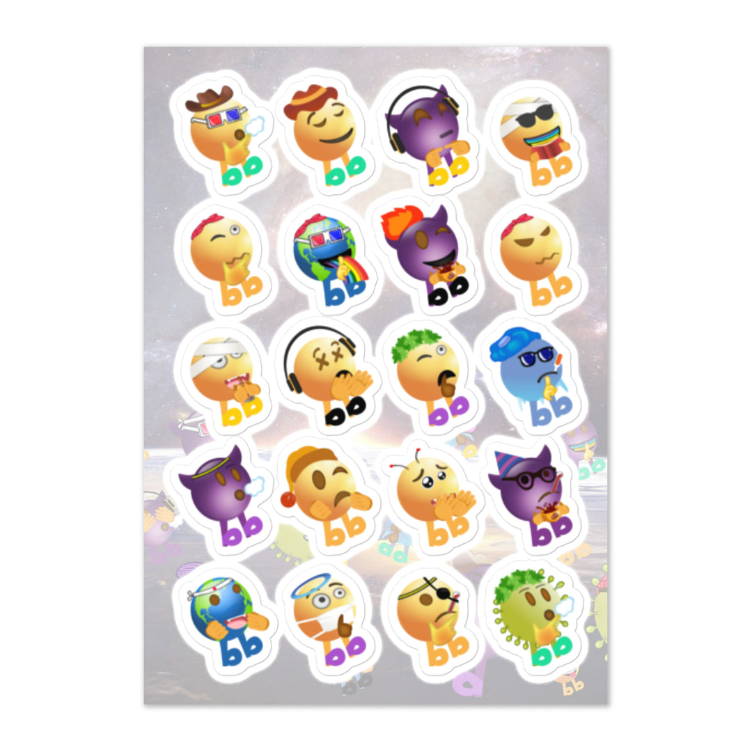 Megabb Buddy Stickers - Emojibb