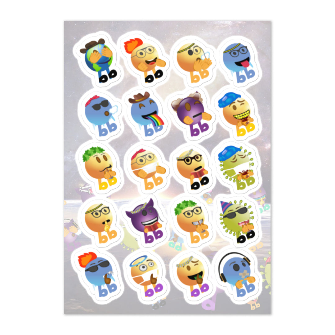 Megabb Buddy Stickers - Emojibb