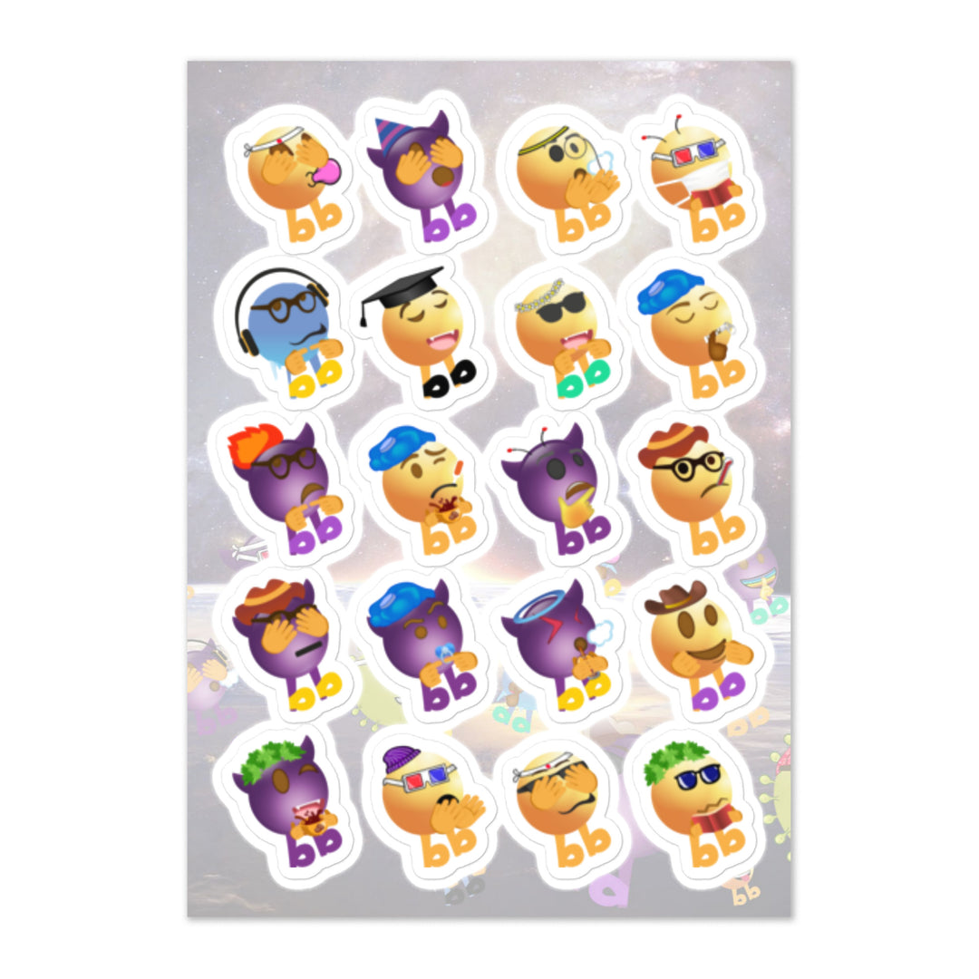 Megabb Buddy Stickers - Emojibb