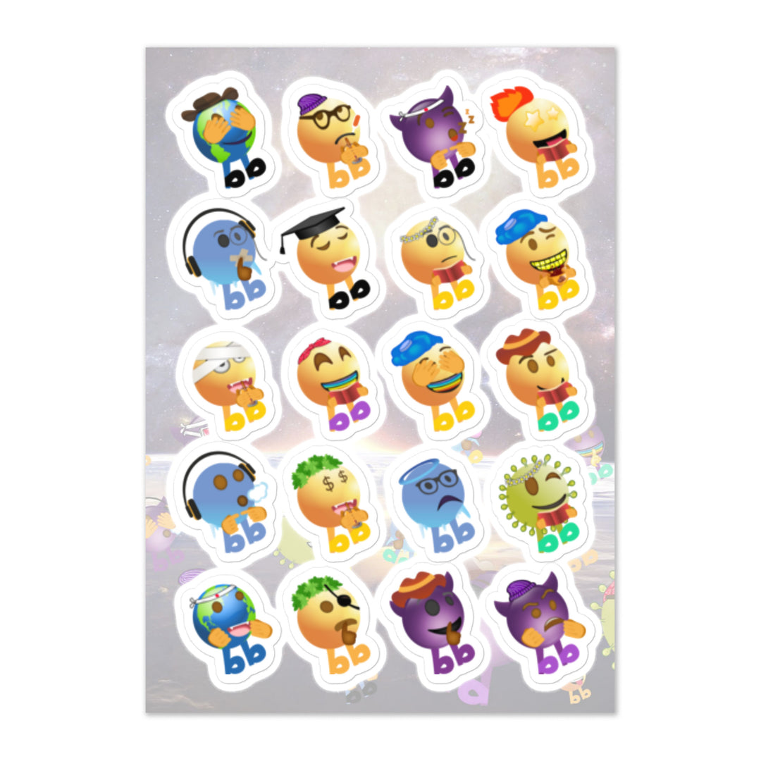 Megabb Buddy Stickers - Emojibb